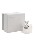 Widdop silverplated ring box with heart detail - British product