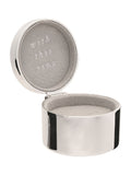 Widdop silverplated ring box with heart detail - British product