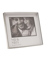 Next Widdop Silver Photo Frame Mr & Mrs 7x5 inch- Buy online at McGrocer