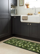 Next My Mat Green Daisy Bee Runner Mat 50x150cm- Buy online at McGrocer