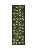 My Mat green daisy bee doormat runner 50x150cm, imported from the UK
