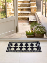 Next My Mat Black Manor Tile Doormat 50x75cm- Buy online at McGrocer