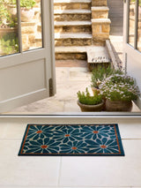 Next My Mat Blue Boho Floral Doormat- Buy online at McGrocer