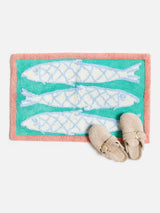 Next Oliver Bonas Green Sardine Tufted Rectangular Bath Mat- Buy online at McGrocer