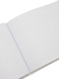 Widdop white textured wedding guest book 17.5x22.5cm, imported from the UK