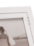 Widdop white photo frame 'Our Wedding' 6x4 (British brand)