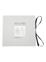 Next Widdop White Textured Photo Album 'Mr & Mrs'- Buy online at McGrocer