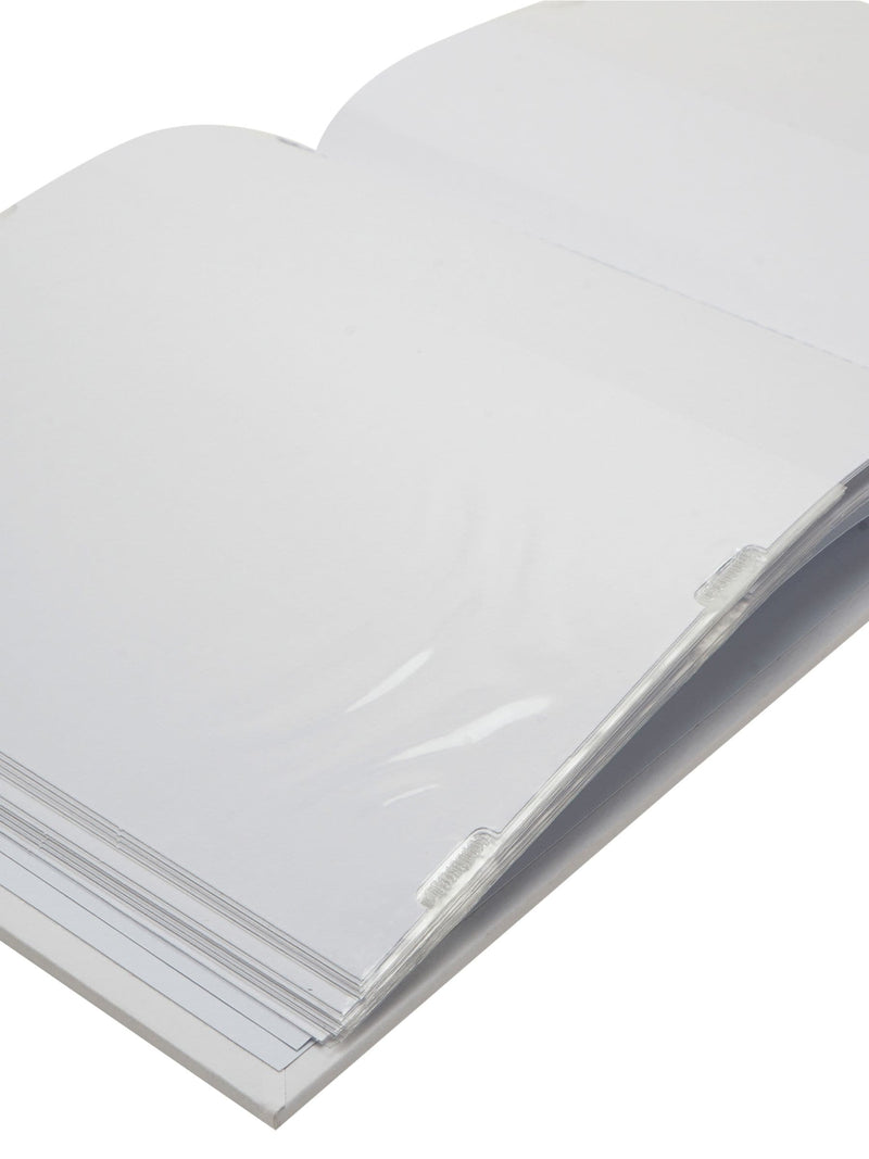 Widdop white textured photo album Mr & Mrs - British product