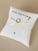 Next Widdop White Ring Cushion- Buy online at McGrocer