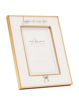 Next Widdop White Bow Frame 'Love of my life' Photo Frame 4 x 6- Buy online at McGrocer