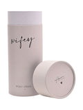 Widdop clear wine glass with black Wifey wording (British brand)