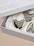 Widdop silver love charms gift set, imported from the UK