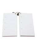 Widdop white linen guest book, UK version