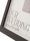 Widdop black wedding photo frame 6x4 British brand