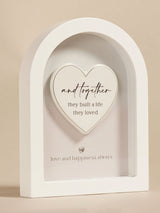 Next Widdop White Arch Plaque 18cm - Together- Buy online at McGrocer