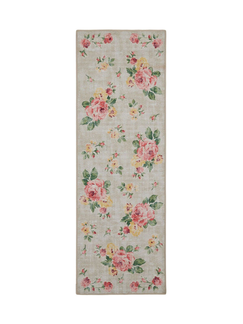 Hug Rug Vintage Rose runner rug 75x220cm - British product