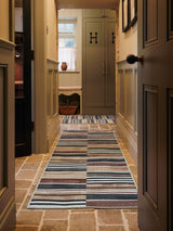 Next Hug Rug Natural Savanna Stripe Runner 220cm x 75cm- Buy online at McGrocer