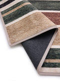 Hug Rug Natural Savanna Stripe runner 75x220cm, machine washable, UK version
