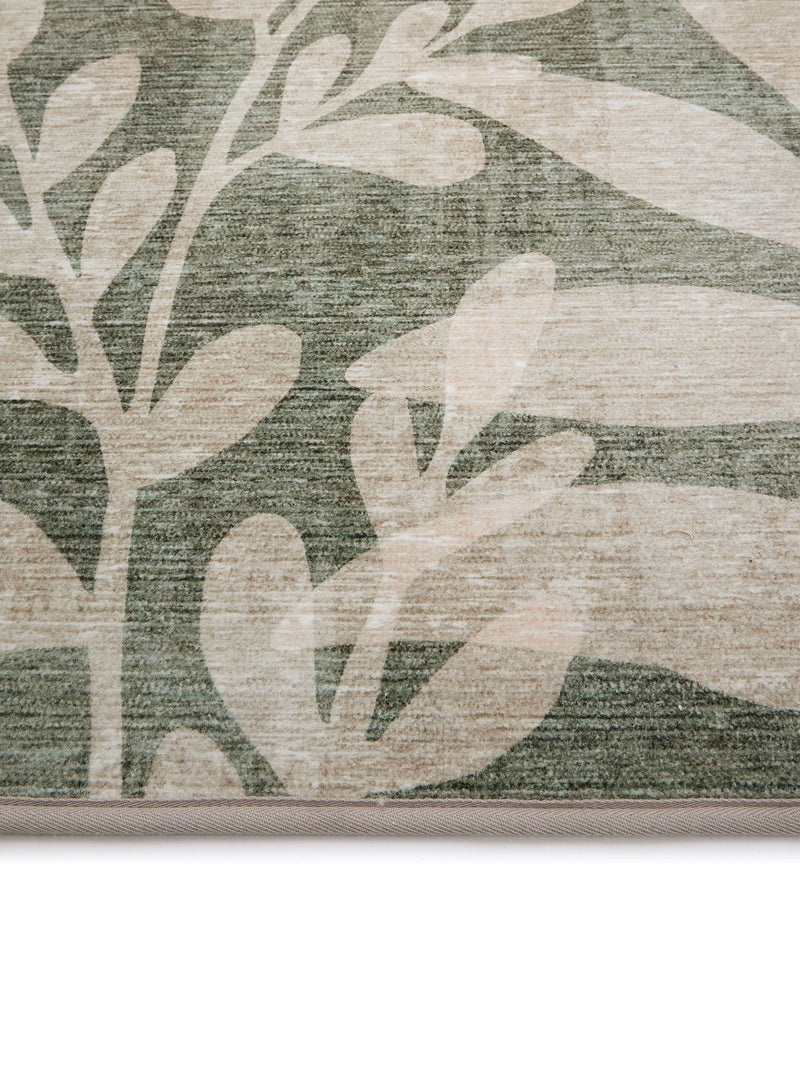 Hug Rug Green Eden Leaves runner 220x75cm (British brand)