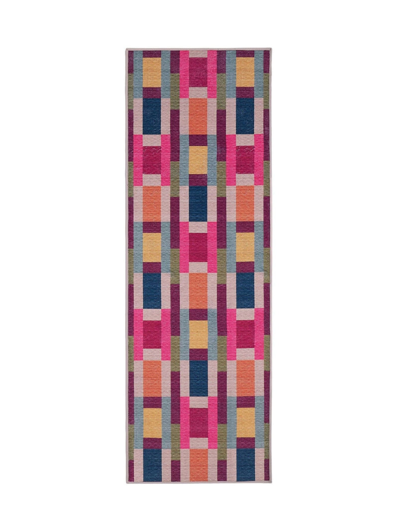 Hug Rug runner Jude Geo Weave Bright 75x220cm (British brand)