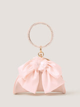 Next Monsoon Pink Sequin Bow Bangle Bag (17cm x 10cm)- Buy online at McGrocer
