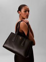 Next Calvin Klein Black Monogram Logo Business Tote Bag- Buy online at McGrocer
