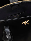 Calvin Klein black monogram tote bag, imported from the UK