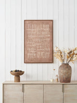 Next Pacific Brown Linear Design Canvas Wall Art 90cm x 60cm- Buy online at McGrocer