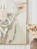 Pacific Sage canvas wall art Highland cow 120x90cm, UK version