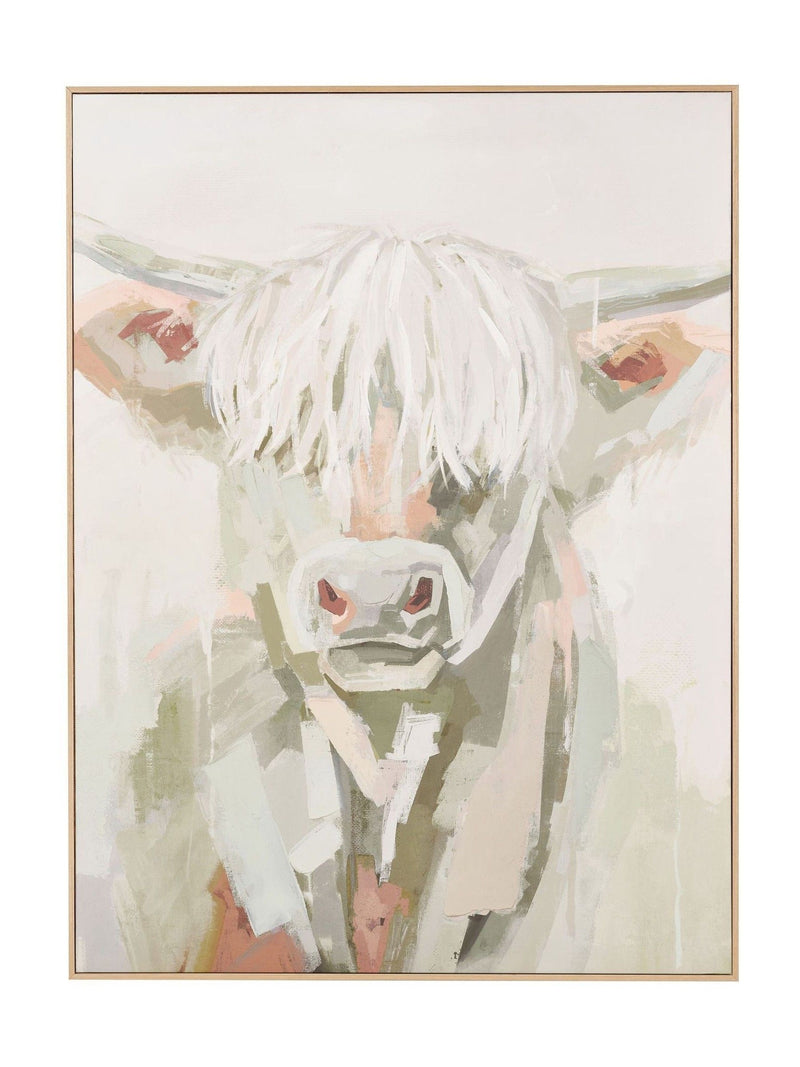 Pacific Sage canvas wall art Highland cow 120x90cm, UK version