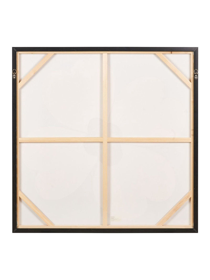 Brown flower design canvas wall art 100cm (British brand)
