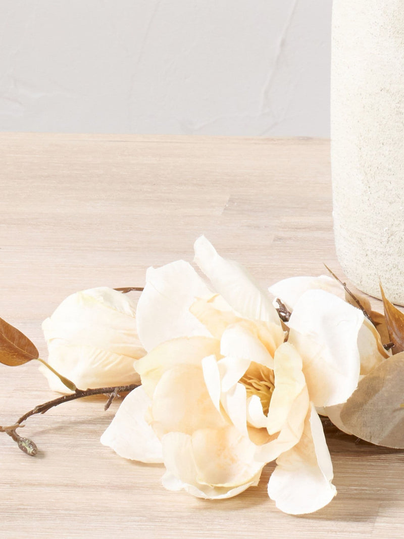 Faux magnolia stems cream pack of six 95cm (British brand)