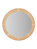 Pacific Natural round bent bamboo wall mirror 80cm, imported from the UK