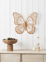 Next Pacific Natural Rattan Butterfly Wall Art Medium- Buy online at McGrocer