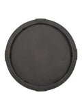 Pacific Brown Vermont round wood veneer wall mirror, UK version