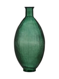 Pacific tall green glass vase - British product