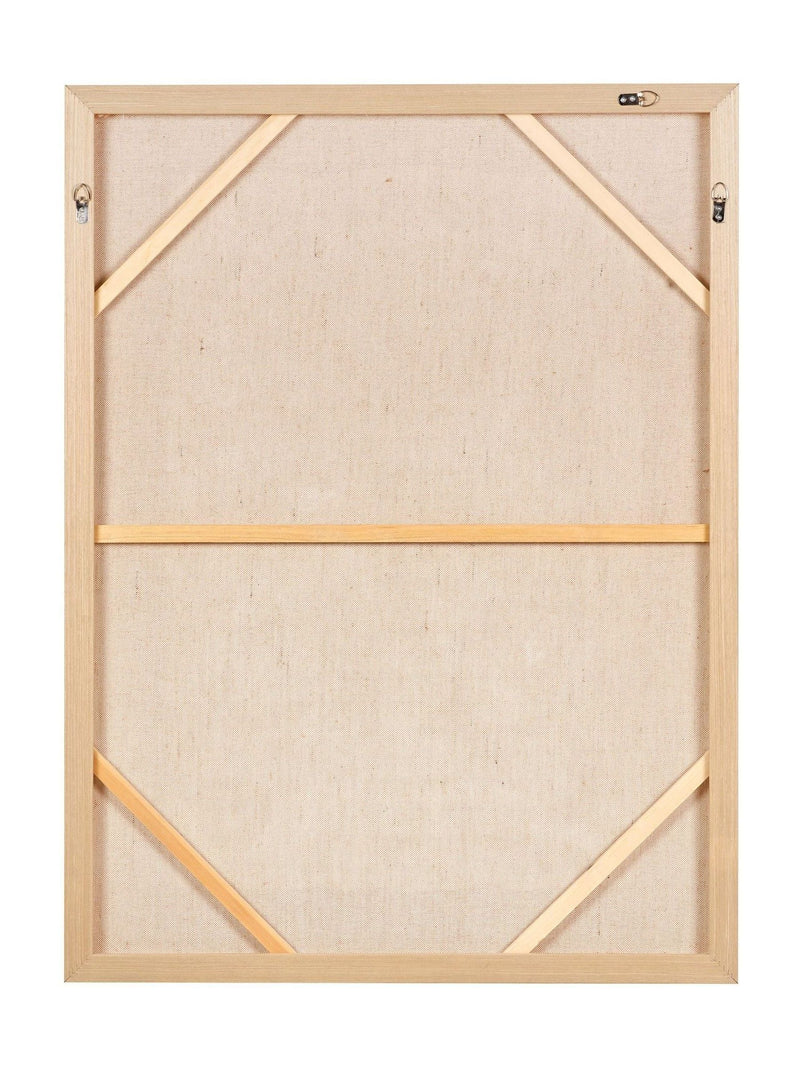 Pacific abstract linen canvas wall art white design 120x90cm, UK version