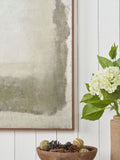 Pacific Green hessian canvas wall art 100cm (British brand)