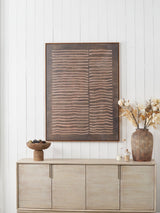 Next Pacific Brown Linear Design Canvas Wall Art 120cm x 90cm- Buy online at McGrocer