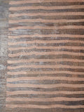 Pacific Brown linear design canvas wall art 120x90cm, UK version