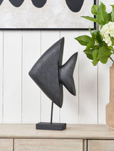 Next Pacific Black Mango Wood Altum Angelfish Ornament 51cm- Buy online at McGrocer