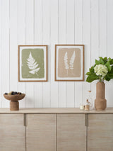 Next Pacific Green Set of 2 Fern Canvas Wall Art, 50 x 40 cm- Buy online at McGrocer