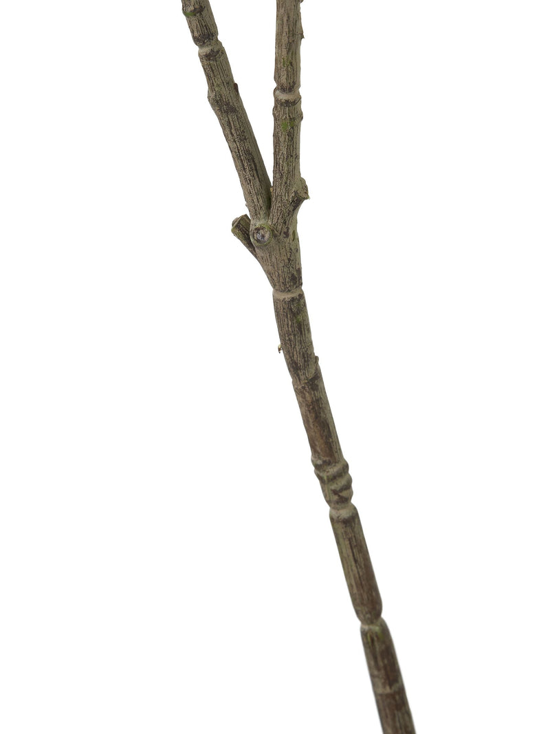 Pacific Green faux hydrangea leaf stems pack of 6 - British product