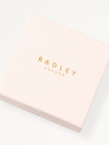 Radley silver plated hammered hoop necklace, UK version