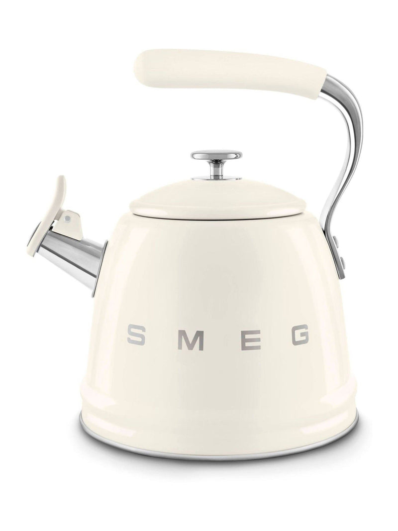 Smeg Cream 50's Style Whistling Kettle 2.3L (British brand)