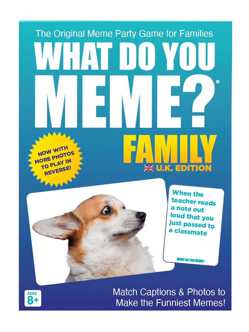 What Do You Meme Family Edition card game (British brand)