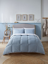 Next Night Lark Gingham 4.5 Tog Coverless Duvet Set- Buy online at McGrocer