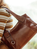 Conkca Brown Lilou leather handbag, UK version