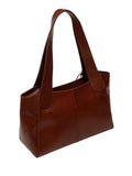 Conkca Brown Lilou leather handbag, UK version
