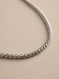 DCK silver tone stainless steel chain, imported from the UK